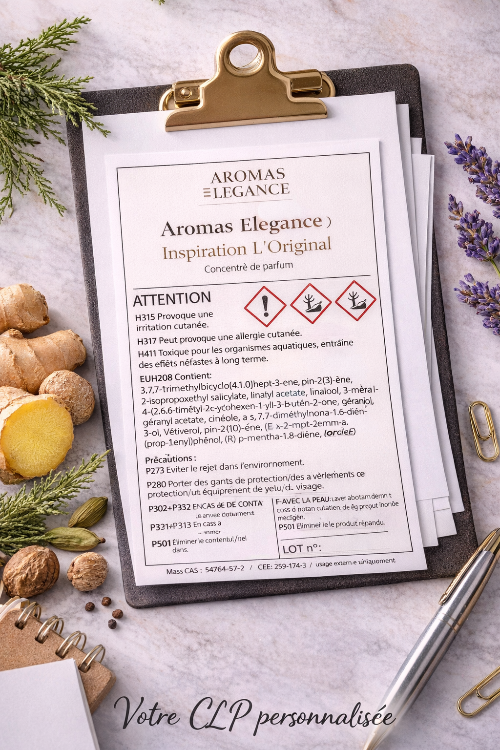 Étiquettes CLP réglementaires pour vos bougies et fondants ou autre